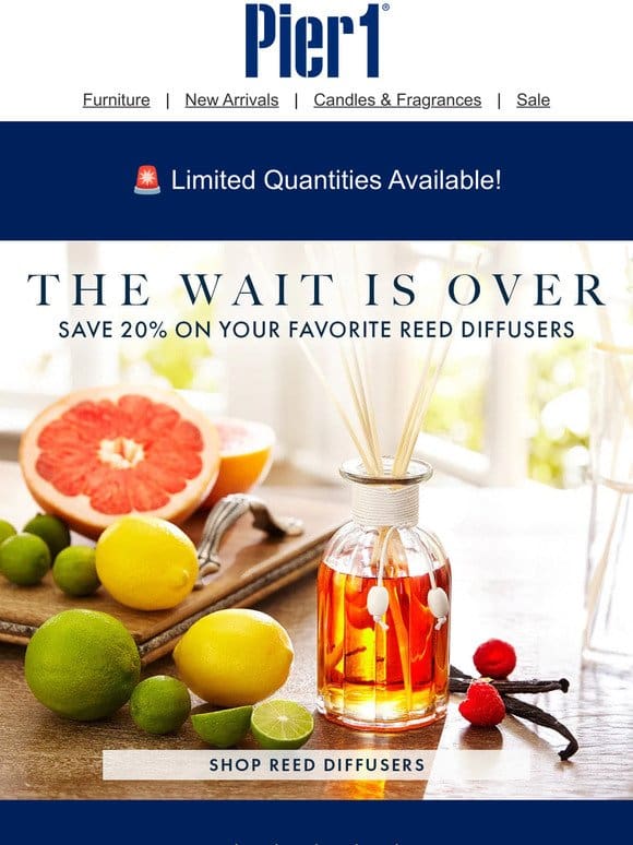 ❤️ Reed Diffusers at Irresistible Prices Today! Some Best Sellers Are Already Gone