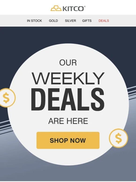 ️ Weekly Deals: Fractional Gold Maples， Maplegram coins and more.
