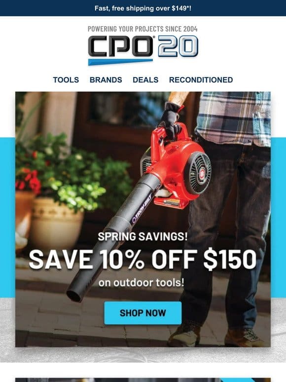 10% Off Your Favorite Outdoor Tools – Limited Time Only!