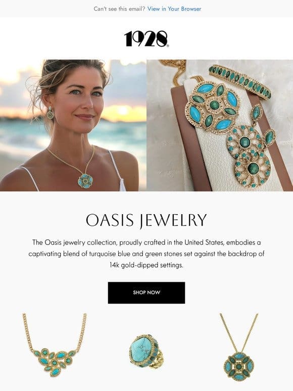 14K GOLD-DIPPED OASIS JEWELRY