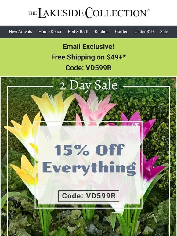 15% Off EVERYTHING! Seriously， We Mean EVERYTHING!