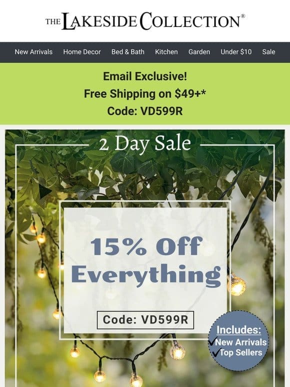 15% Off EVERYTHING: This Is Big!