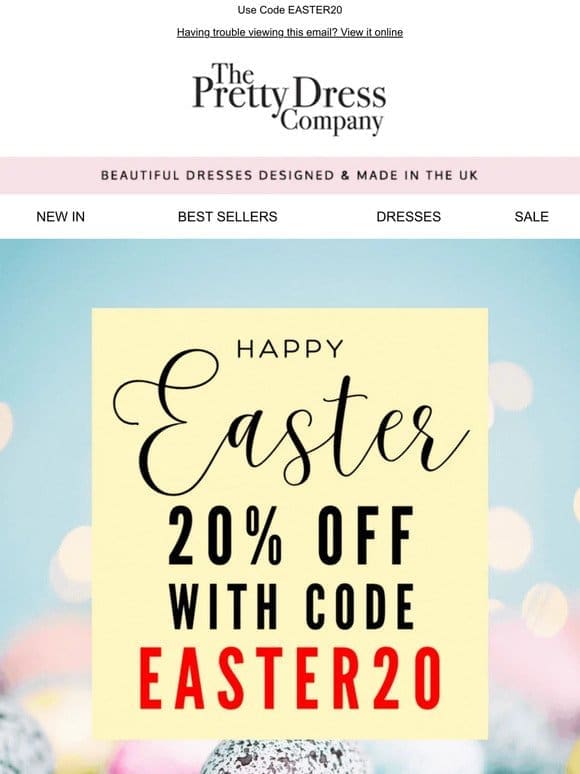 20% Easter Discount Starts Today