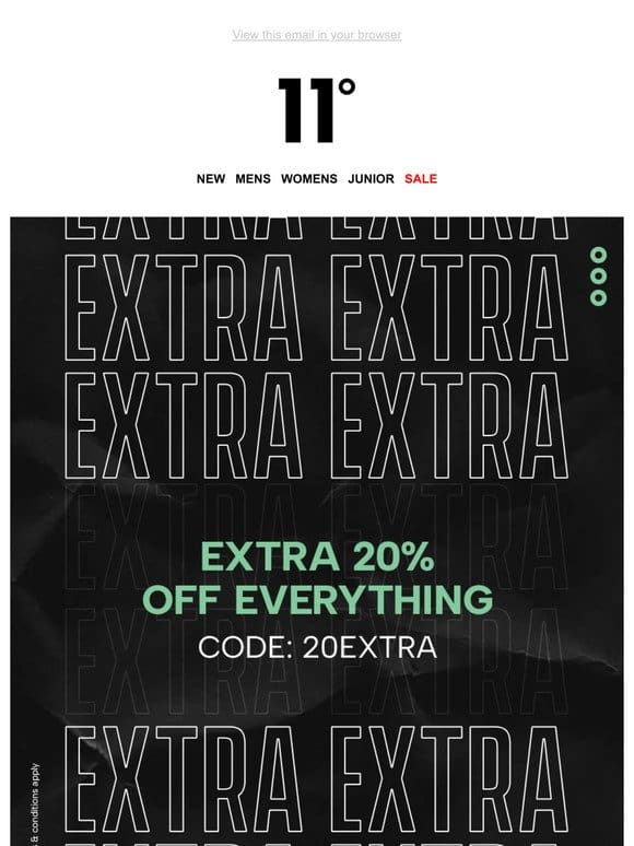 20% OFF EVERYTHING | Limited Time Only