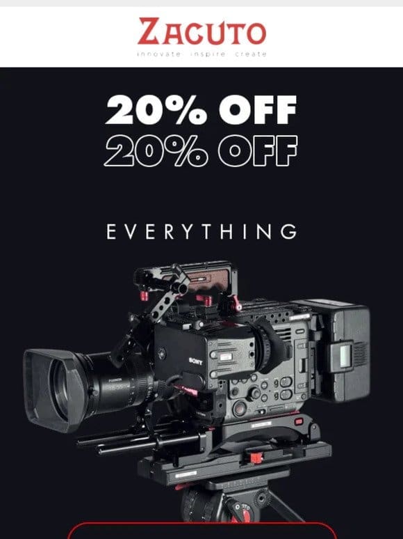20% OFF Everything