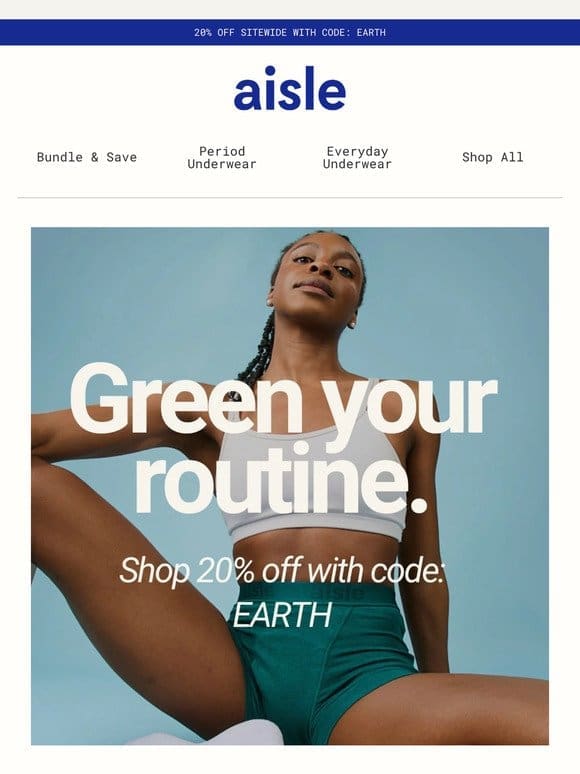 20% OFF Planet-Friendly Periods