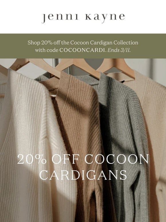 20% Off Our Five-Star Sweaters