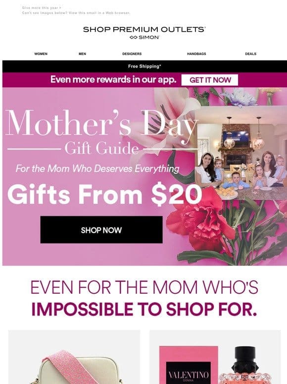 $20 & Up Mother’s Day Gifts
