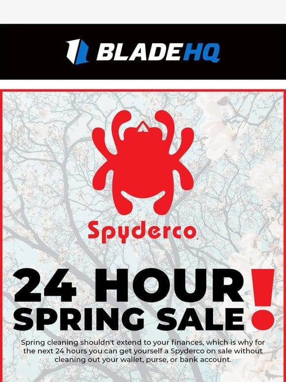 24 Hour Spyderco Spring Sale! See what’s discounted!