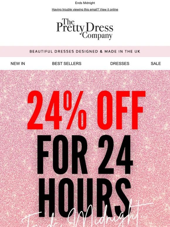 24% OFF ends soon