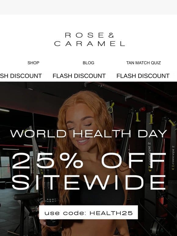 25% OFF For World Health Day
