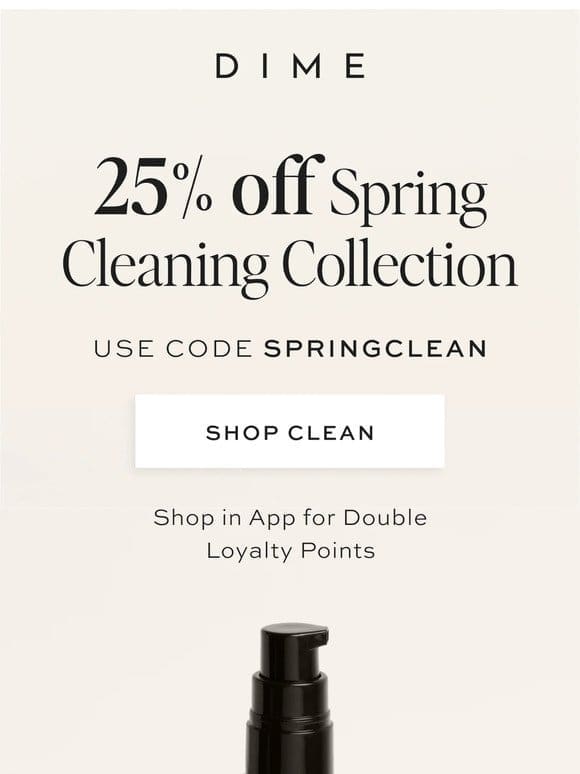25% off With Code SPRINGCLEAN