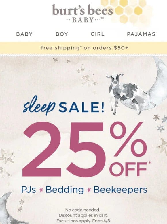 25% off pajamas + more!