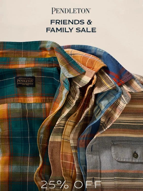 25% off wool shirts， spring styles & more