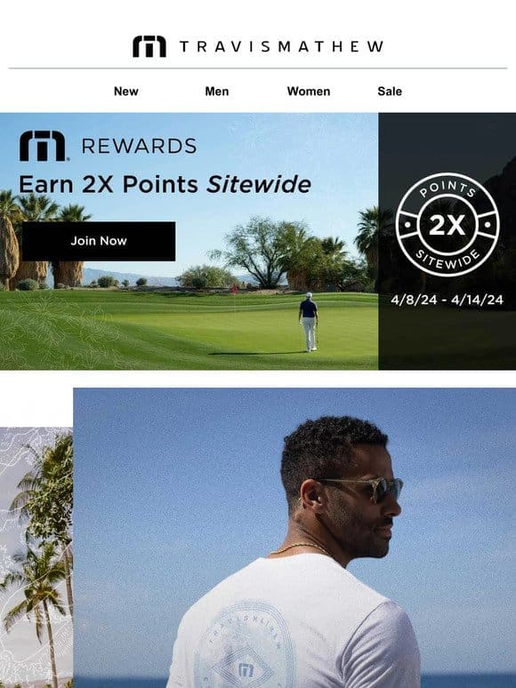 2X Points Sitewide Starts Now!
