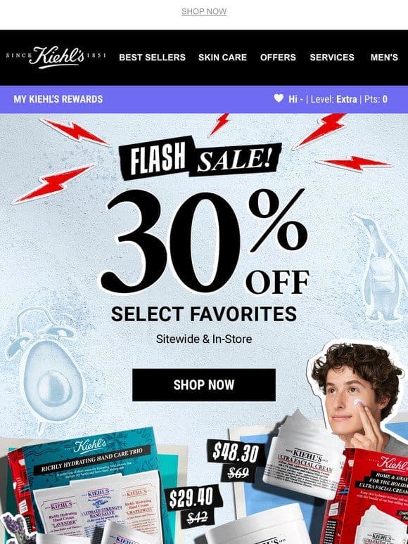 30% OFF Flash Sale Is On