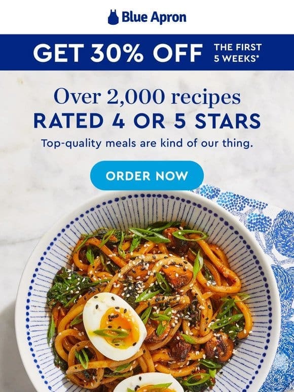 30% OFF + Thousands of recipes.