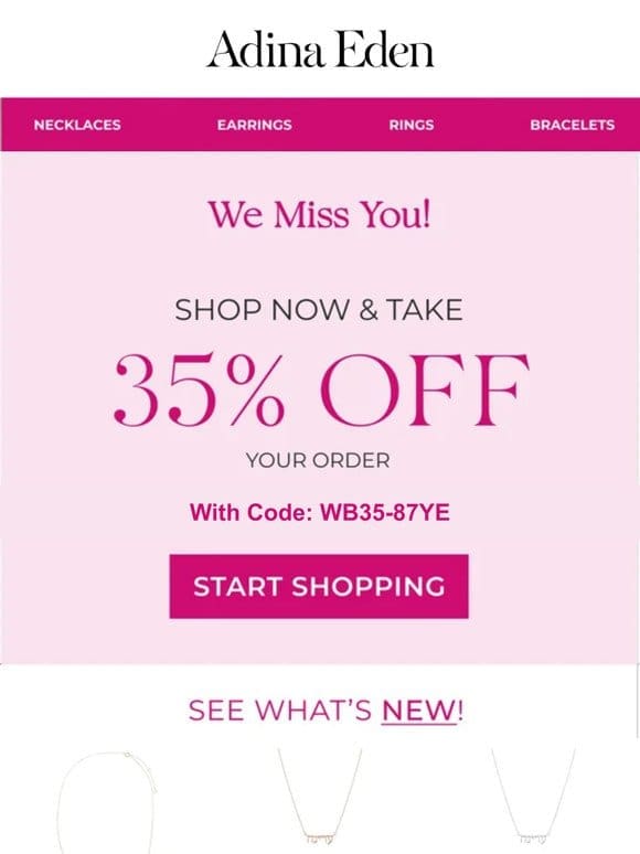 35% OFF Just For You!