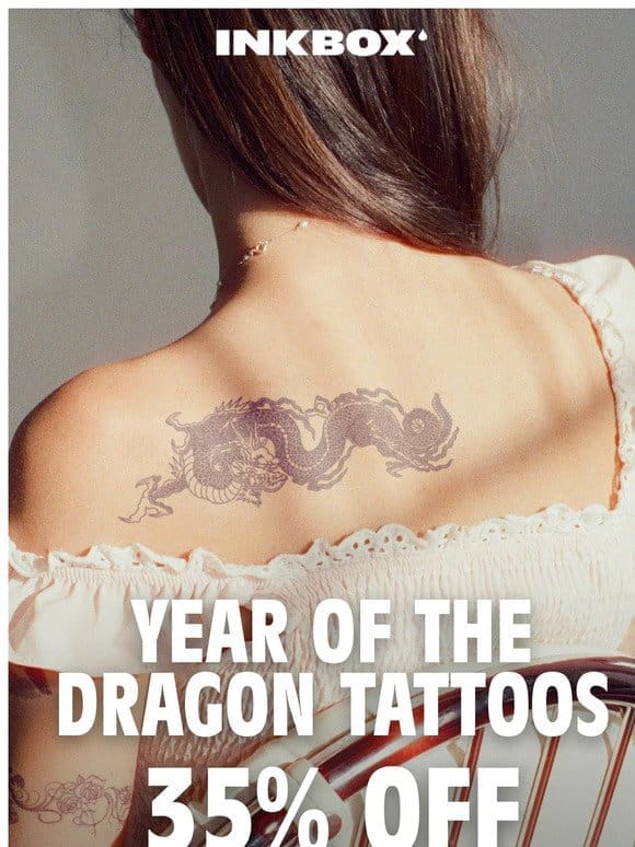 35% OFF   Year of the Dragon Tattoo
