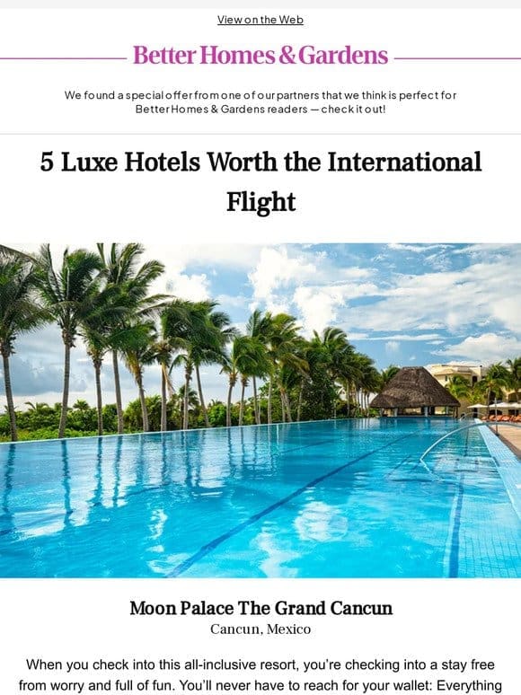 5 Luxe Hotels Worth the International Flight