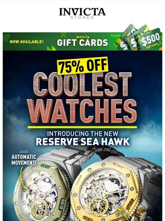 75% OFF The COOLEST Watches❗️