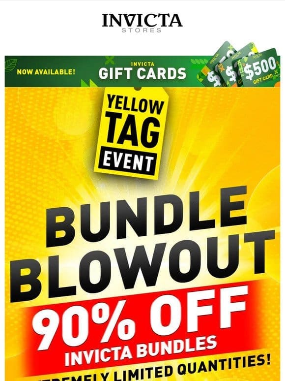 90% OFF BUNDLES ❗️⚠️YELLOW TAG Event⚠️Don’t Miss Out❗