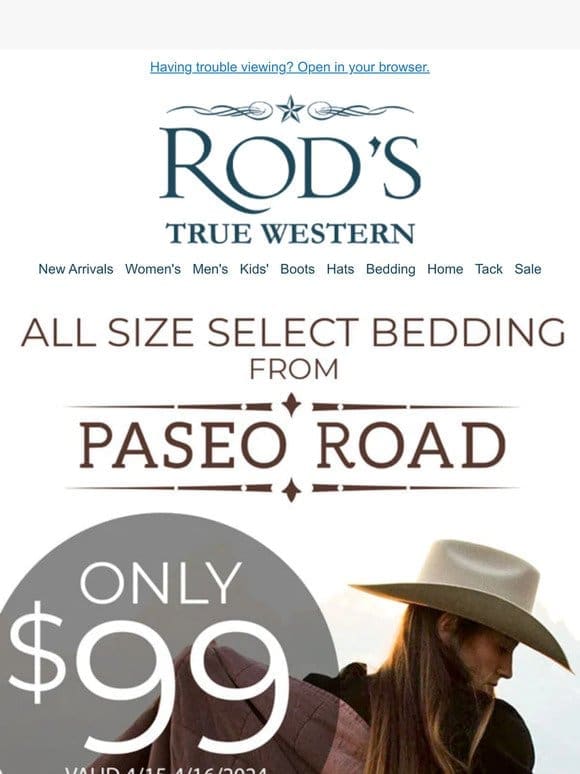 $99 all Sizes Select Bedding from Paseo Road by HiEnd Bedding