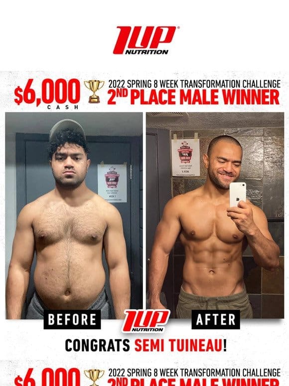 A Must See Transformation $6，000 Cash Winner