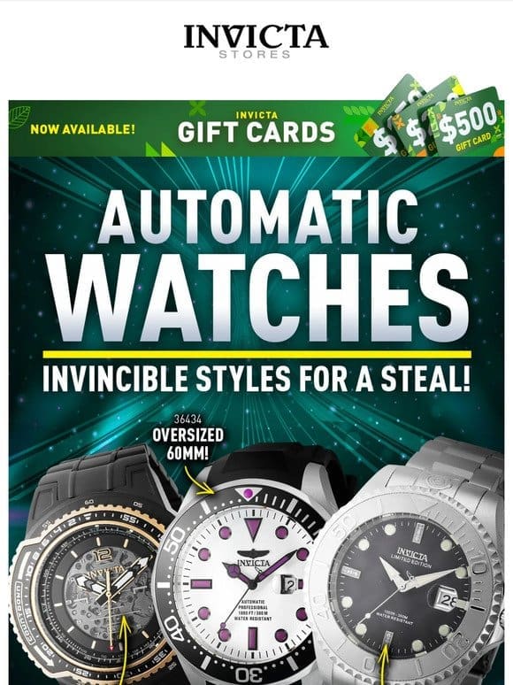 AUTOMATIC Watches⚙️STARTING At $49❗