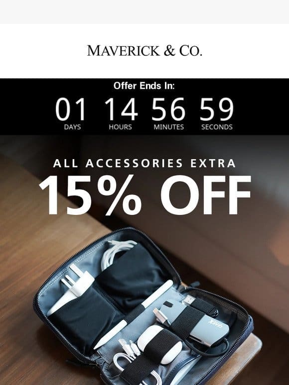 Accent Your Style – 15% Off All Accessories
