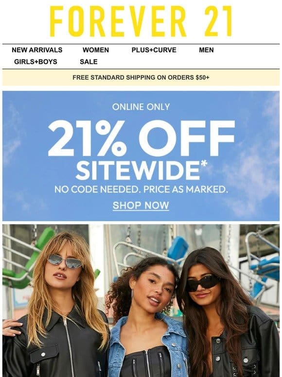 Act Fast: 21% Off Inside