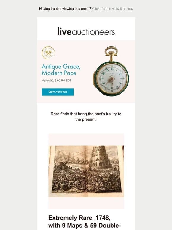 Activity Auctions | Antique Grace， Modern Pace