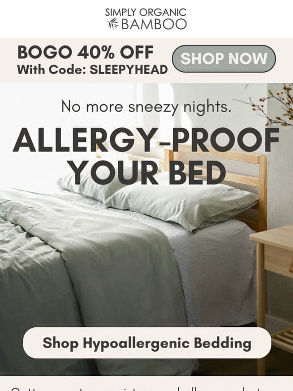 Allergy-Proof Your Bed