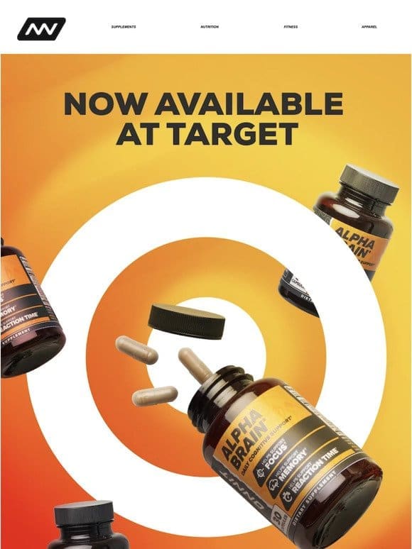 Alpha BRAIN® is Now Available At Target!