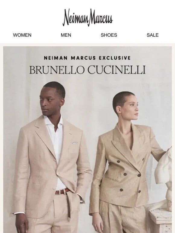 An exclusive Brunello Cucinelli collection