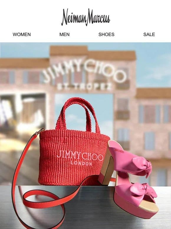 An exclusive Jimmy Choo beach collection