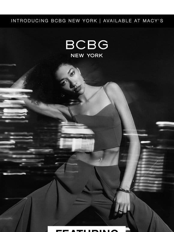 Aoki Lee Simmons in BCBG New York
