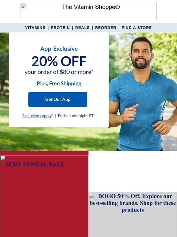 App-exclusive 20% coupon inside