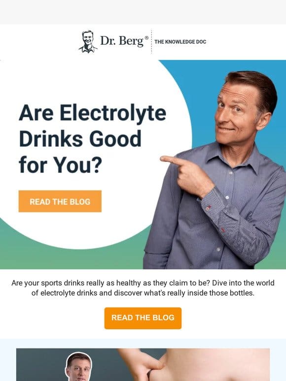 Are electrolyte drinks good for you?