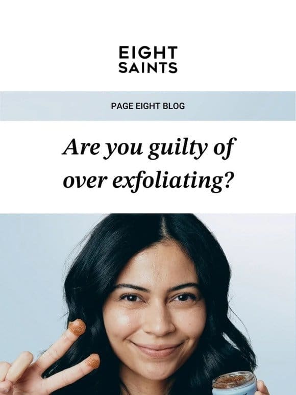 Are you guilty of this skincare sin?