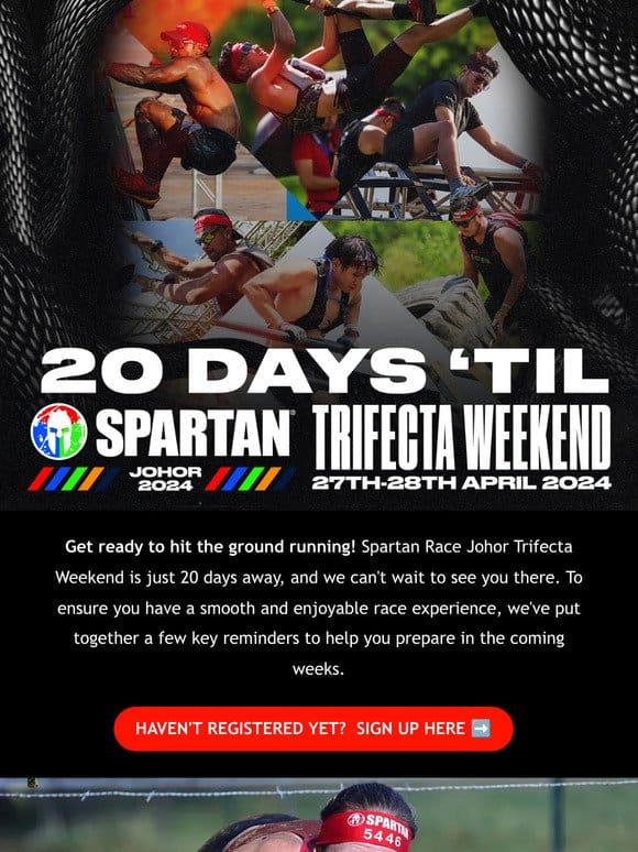 Are you ready? A few days left til Johor Trifecta Weekend!