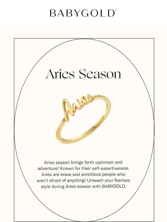 Aries Season ♈️ 20% Off Sale
