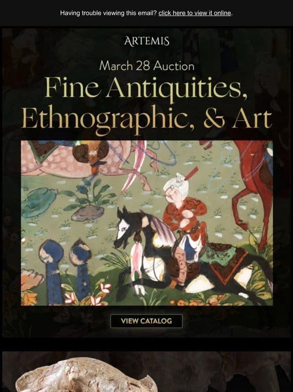 Artemis Gallery | Fine Antiquities | Ethnographic | Fine Art