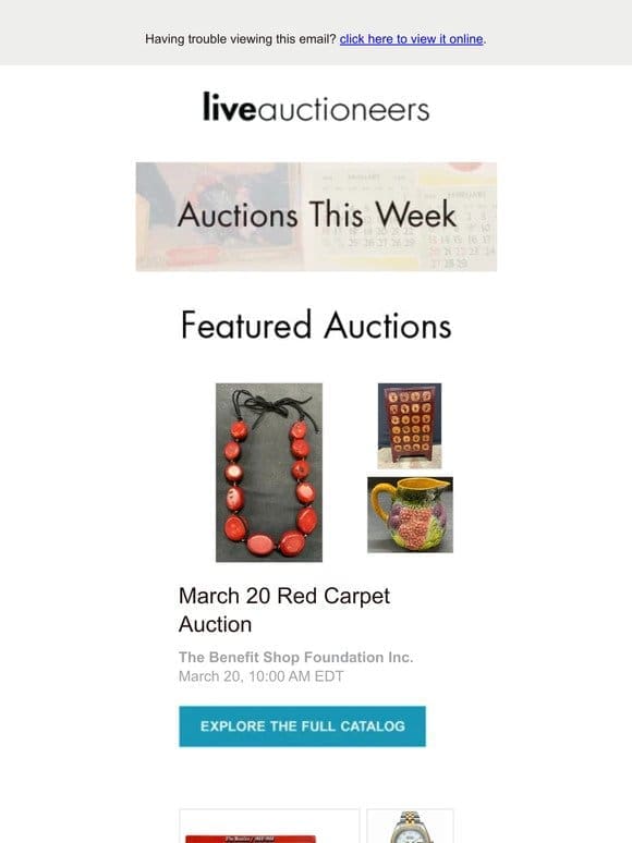 Auction Calendar