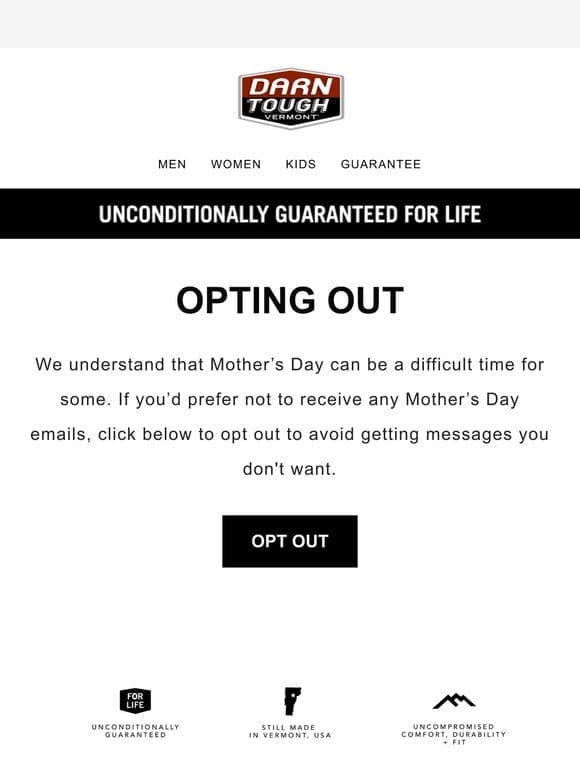 Avoid Unwanted Mother’s Day Emails