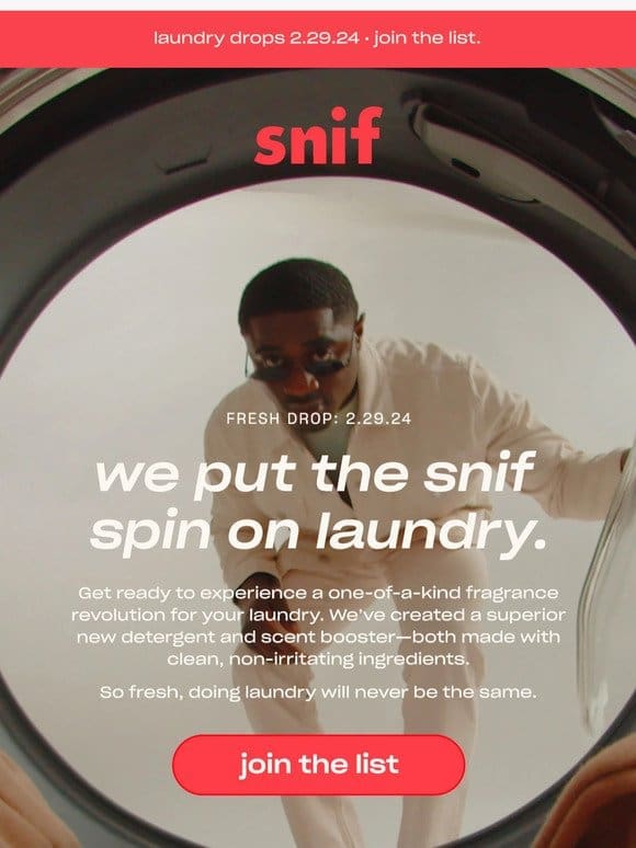 BETTER LAUNDRY IS COMING.