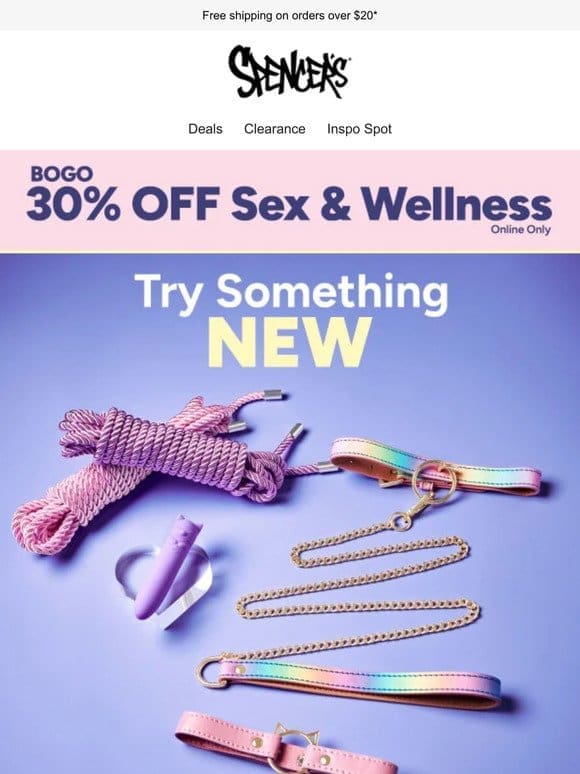 BOGO 30% off mind-blowing sex toys