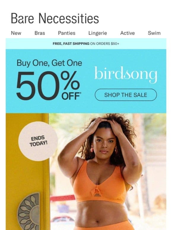 BOGO 50% Off Birdsong Swim | Ends Today!