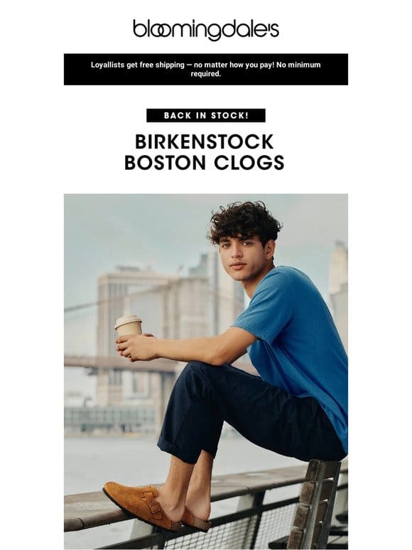 Back in stock: Birkenstock Boston clogs!