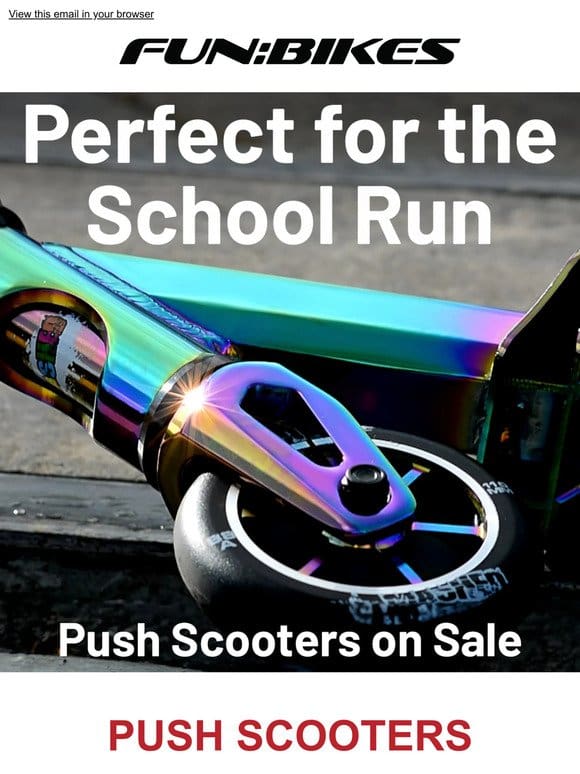 Back-to-School Push Scooter Sale!